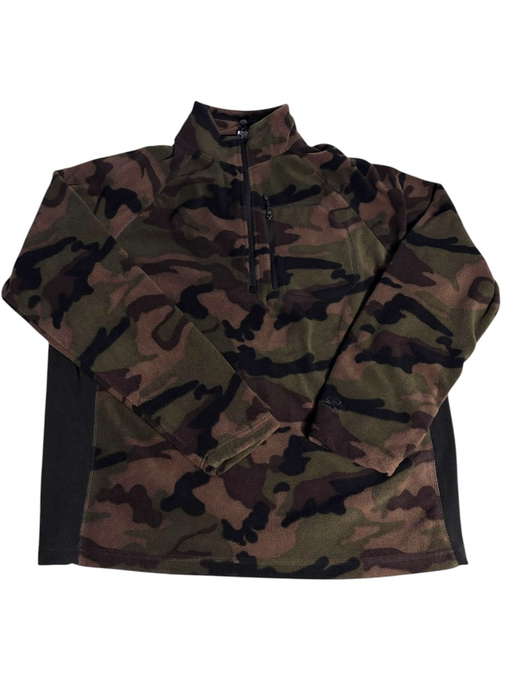 Starter Vintage Camo Quarter-Zip Fleece Jacket – Size L